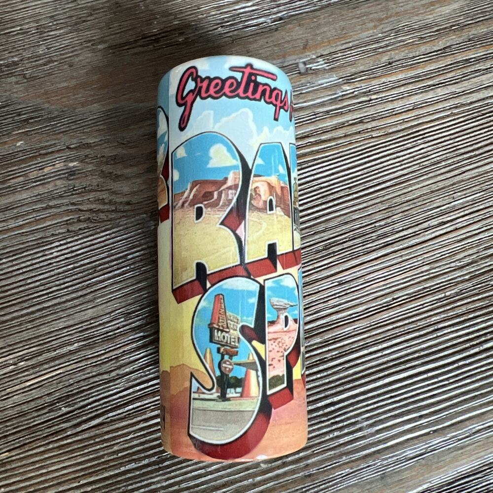 Disney California Adventure Radiator Springs Shot Glass Disneyworld Lightning